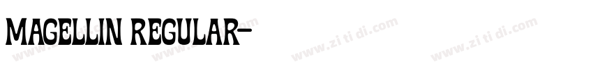 Magellin Regular字体转换 Magellin Regular字体转换